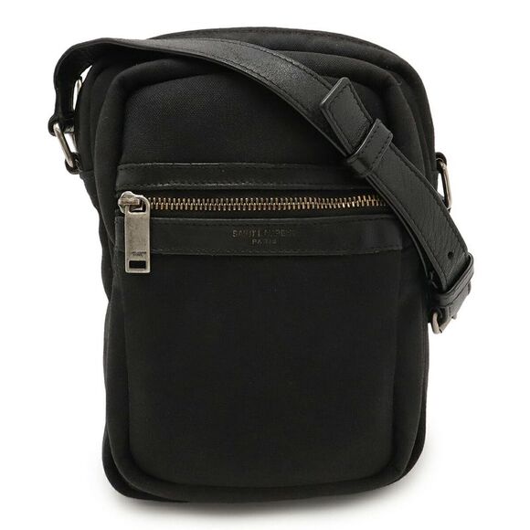 SAINT LAURENT Handbags - Yves Saint Laurent Canvas Leather Shoulder Bag